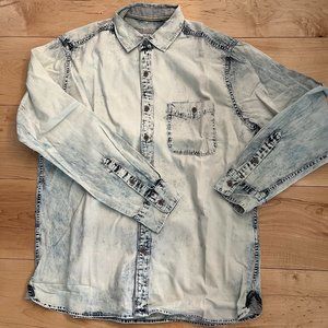 32 Bar Blues, MOONSHINE BLUES Shirt, Size Medium